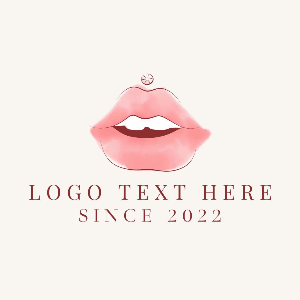 Mouth Beauty Lipstick Logo Brandcrowd Logo Maker