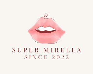 Beautician - Mouth Beauty Lipstick logo design