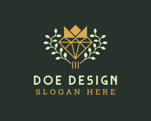 Crown Diamond Boutique logo design