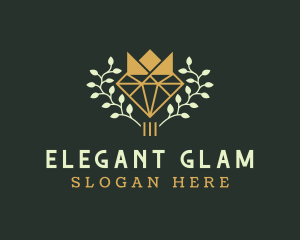 Glamorous - Crown Diamond Boutique logo design