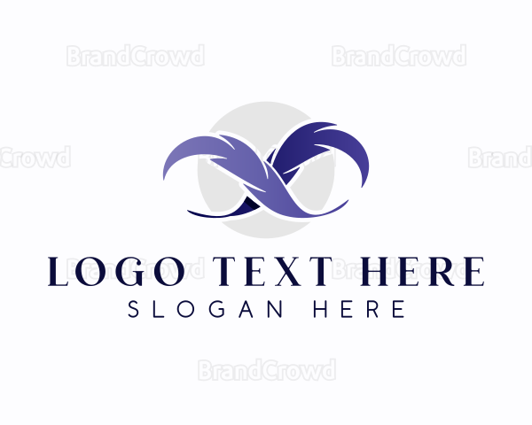 Infinity Feather Literature Logo