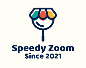 Zoom - Awning Magnifying Glass logo design