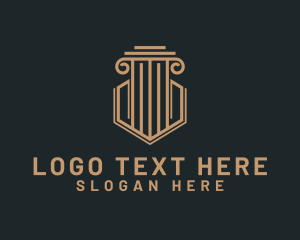 Business Company Pillar logo design