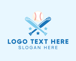Little League - Baseball Bat Club logo design