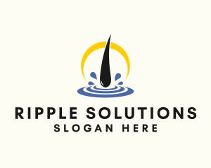 Ripple - Hair Shampoo Treatment logo design