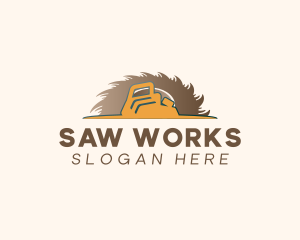 Hand Planer Saw logo design