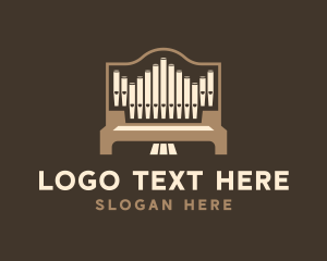 Classical - Classic Piano Instrument logo design