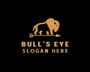 Arrow Bull Bison logo design