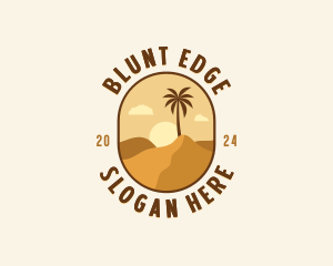 Sand Desert Dunes Logo