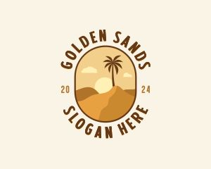 Sand Desert Dunes logo design