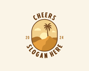 Desert - Sand Desert Dunes logo design