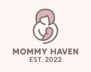 Mother & Child Breastfeed logo design