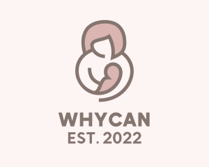 Pediatrician - Mother & Child Breastfeed logo design