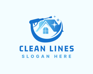 Hygiene Sanitation Pressure Washing logo design