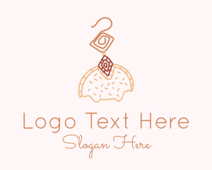 Fashion Designer - Boho Dangling Earrings logo design