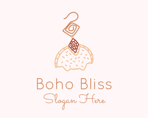 Boho - Boho Dangling Earrings logo design