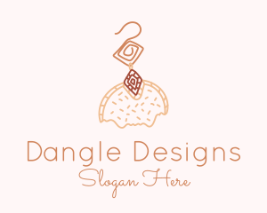 Boho Dangling Earrings  logo design