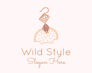 Boho Dangling Earrings  logo design