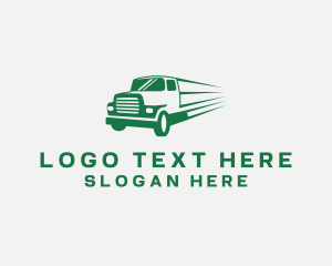 Automotive - Cargo Truck Delivery logo design