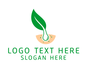 Growth - Organic Hair Treatment logo design