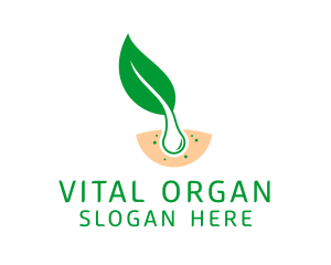 Organic Hair Treatment  logo design