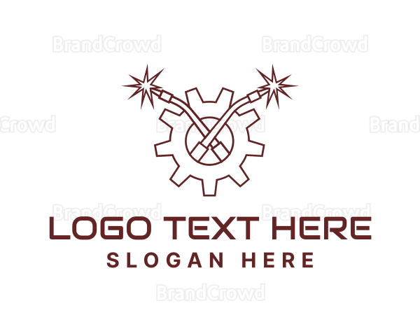 Repair Welding Gear Logo