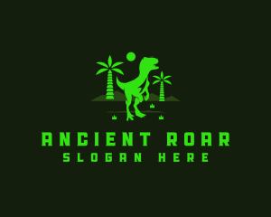 Raptor Dinosaur Park logo design