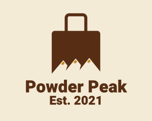 Mountain Peak Luggage  logo design