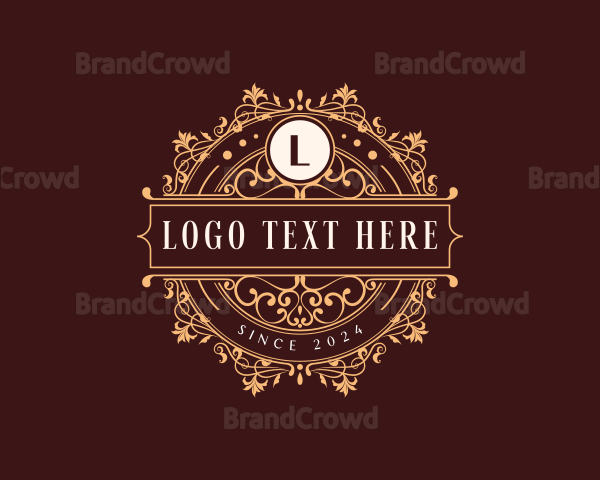 Premium Floral Ornament Logo