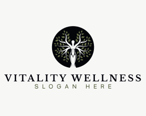 Tree Woman Wellness logo design