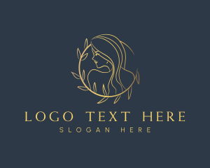 Vines - Luxury Nature Woman logo design