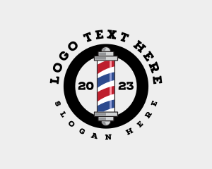 Barbershop Grooming Stylist Logo