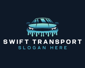 Transporation - Car Wash Auto Drip logo design