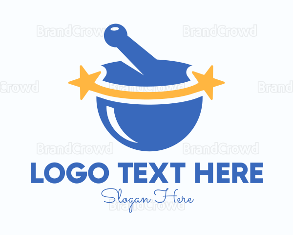 Mortar & Pestle Star Logo