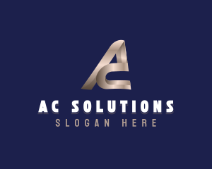 Industrial Consultant Letter A logo design