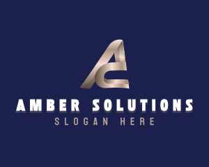 Industrial Consultant Letter A logo design