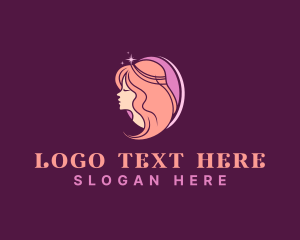 Hairdressing - Feminine Goddess Hair logo design