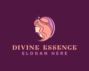 Feminine Goddess Hair logo design