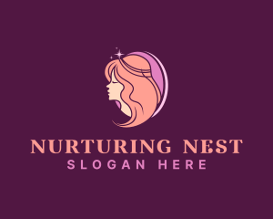 Feminine Goddess Hair logo design