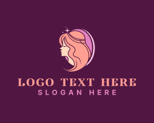 Mum - Feminine Goddess Hair logo design