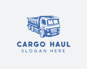 Transportation Cargo Truck logo design