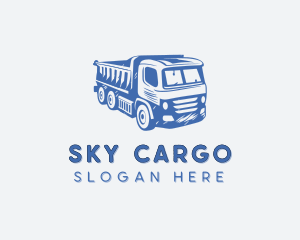 Transportation Cargo Truck logo design