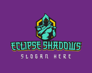 Shadow Ninja Emblem logo design