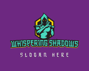 Shadow Ninja Emblem logo design