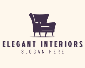 Sofa Chair Furniture logo design