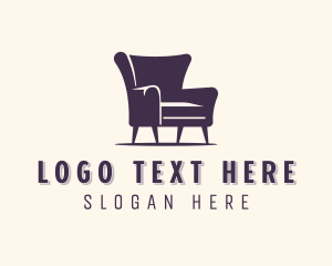 Interior Design - Sofa Chair Furniture logo design