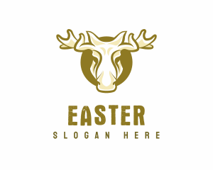 Antler Moose Elk  Logo