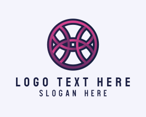 Pattern - Intertwined Weave Pattern Circle logo design