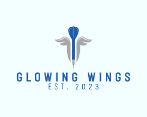 Darts Sports Wings logo design