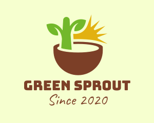Seedling - Natural Plant Seedling logo design